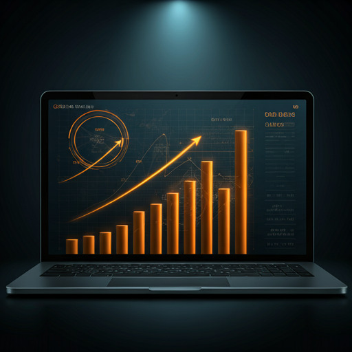Command center data visualization representing high-growth AI investment opportunities