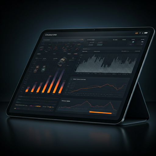 AI-powered casino analytics dashboard on a tablet